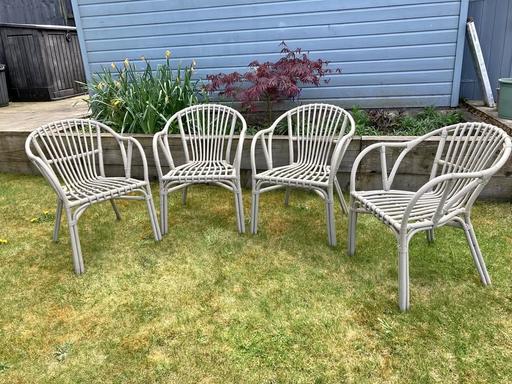 Buy & Sell South West London Kingston upon Thames - Photos for 4x IKEA Rattan Cane Chairs - Offers delivery