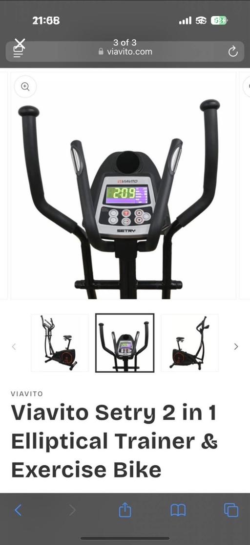 Buy & Sell Nottinghamshire Rushcliffe - Photos for Viavito Setry 2 in 1 Elliptical.