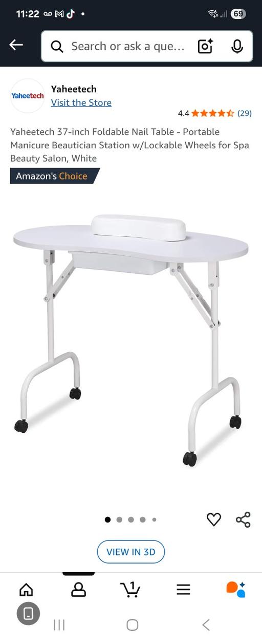 Buy & Sell West Midlands Sandwell - Photos for nail technician table
