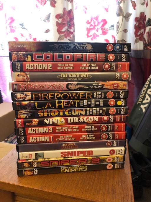 Buy & Sell Lancashire South Ribble - Photos for Action Film/Movie Bundle/Joblot