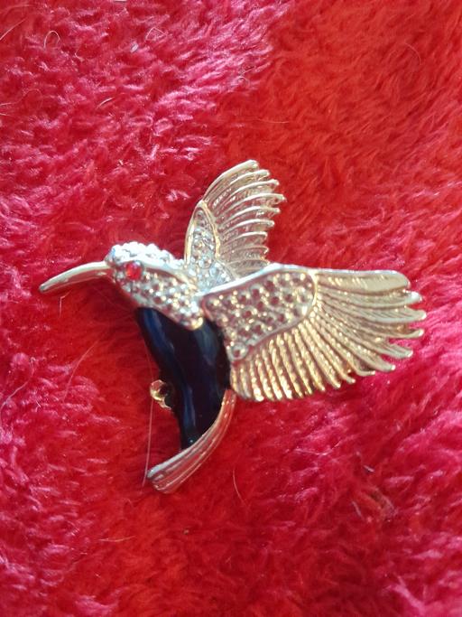 Buy & Sell Shropshire Telford and Wrekin - Photos for UNWORN VINTAGE HUMMINGBIRD BROOCH