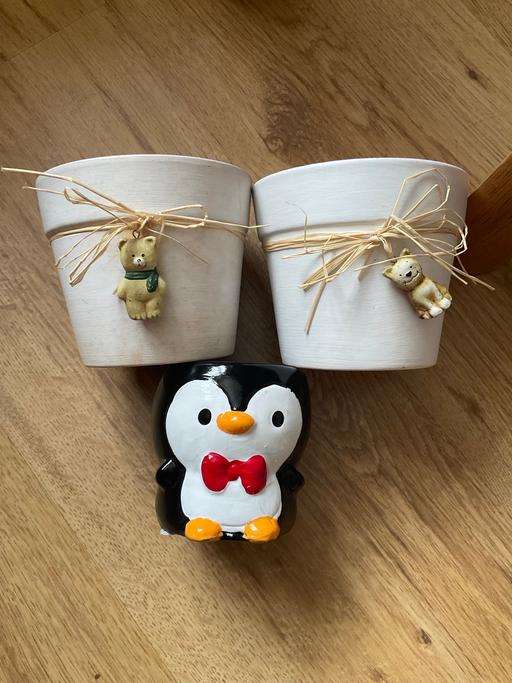 Buy & Sell Bexley Crayford - Dartford - Photos for 3 cute indoor plant pots