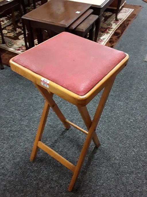 Buy & Sell Greater Manchester Tameside - Photos for Retro small folding teak stool
