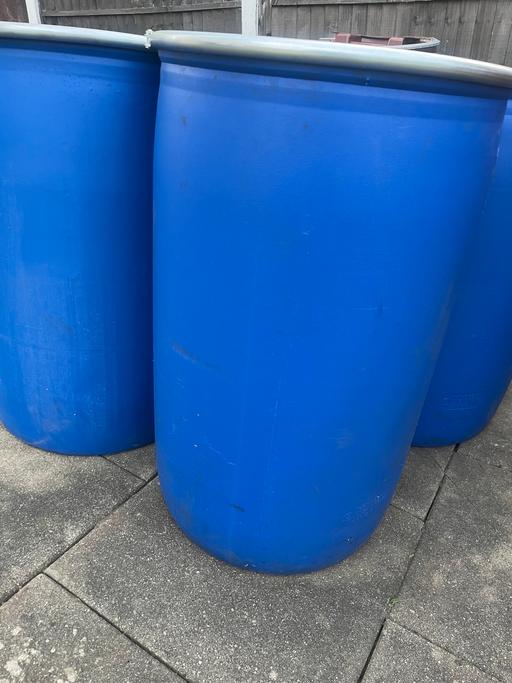 Buy & Sell Greater Manchester Manchester - Photos for 2 blue 220L storage barrels
