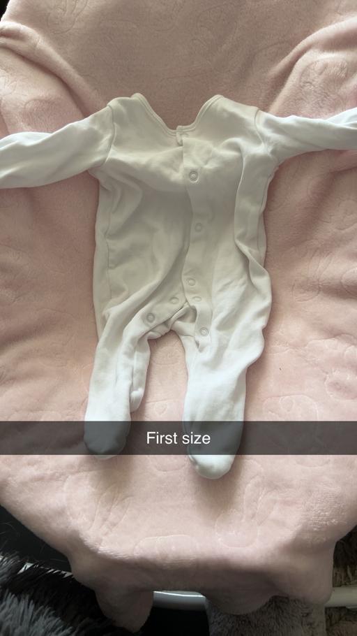 Buy & Sell County Durham Stockton-on-Tees - Photos for White babygrow