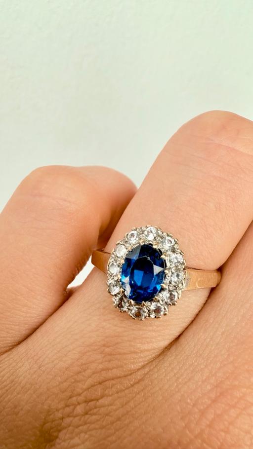 Buy & Sell Harrow on the Hill North West London - Photos for Incredible 9ct Gold Sapphire & Diamond Ring