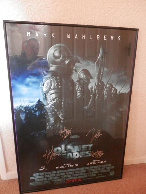 Buy & Sell West Yorkshire Leeds - Photos for FRAMED PLANET OF THE APES POSTER SIGNED + COA