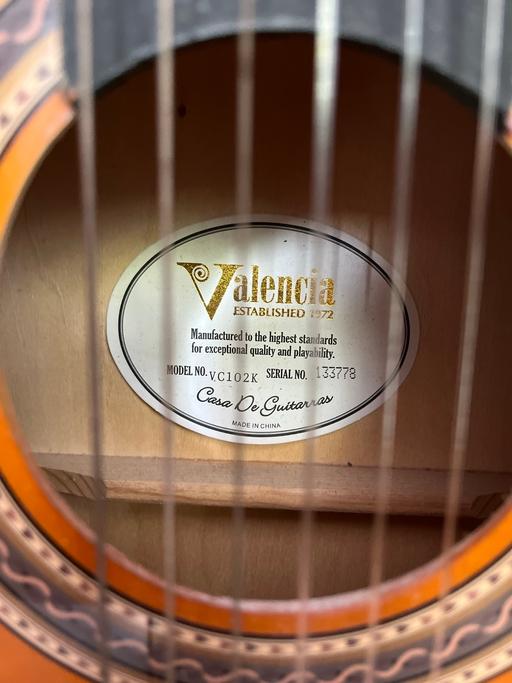 Buy & Sell Worcestershire Redditch - Photos for Valencia Guitar and stand. VC102K