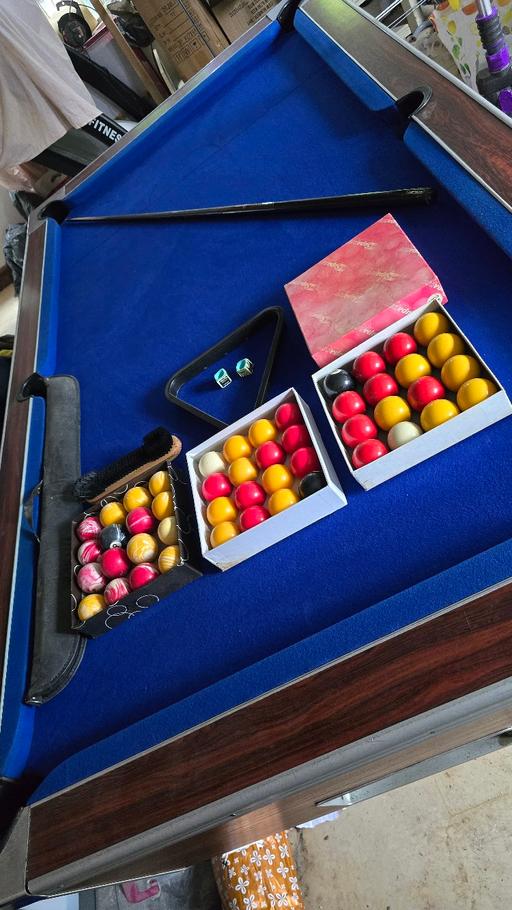 Buy & Sell West Midlands Walsall - Photos for BEAUTIFUL SUPERLEAGUE 7x4 slatebed pool table