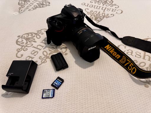 Buy & Sell Derbyshire Derby - Photos for NIKON D750 DSLR CAMERA + NIKKOR LENS 18-35mm