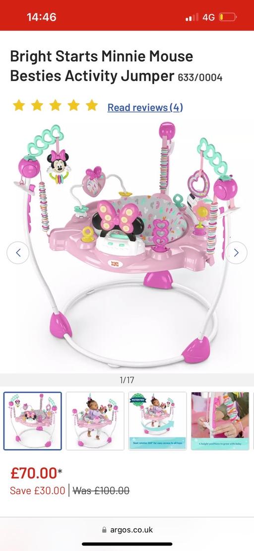 Buy & Sell Killamarsh North East Derbyshire - Photos for Minnie Mouse baby activity jumper