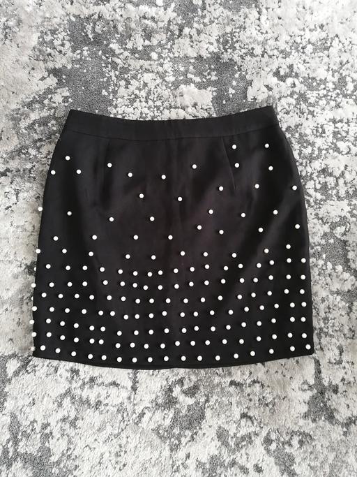 Buy & Sell Merseyside Liverpool - Photos for ladies size 14 black skirt with pearls