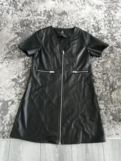 Buy & Sell Merseyside Liverpool - Photos for ladies size 8 black faux leather dress