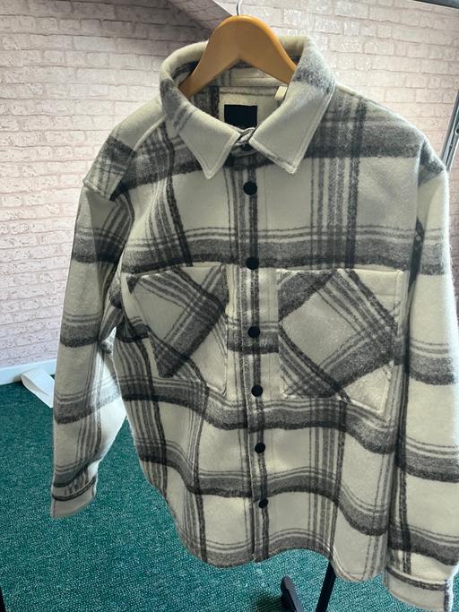 Buy & Sell Ravensthorpe Kirklees - Photos for Cosy Checked Overshirt Jacket – Size L