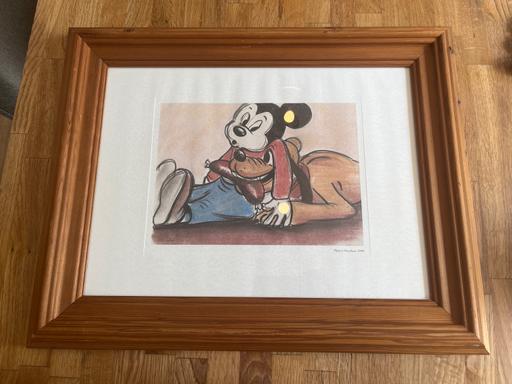 Buy & Sell Greater Manchester Bolton - Photos for Disney print in sturdy wood frame
