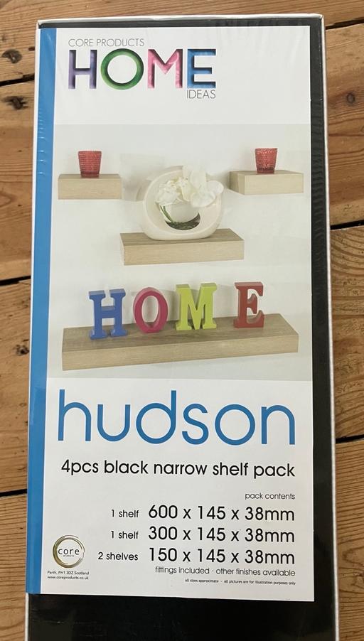 Buy & Sell South East London Crofton Park - South East London - Photos for Hudson - 4 pcs black narrow shelves - new in