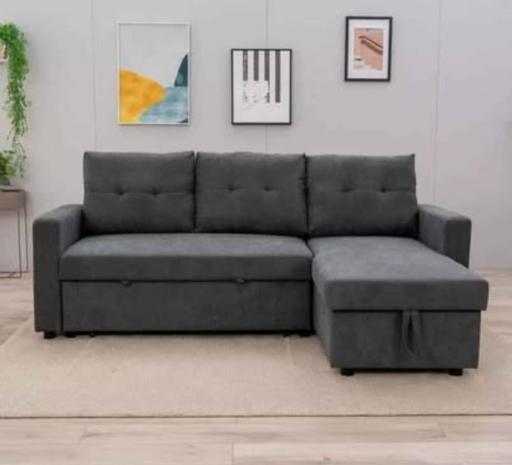 Buy & Sell West Midlands Birmingham - Photos for Corner Sofa Bed with Storage PU Leather/ Fabr