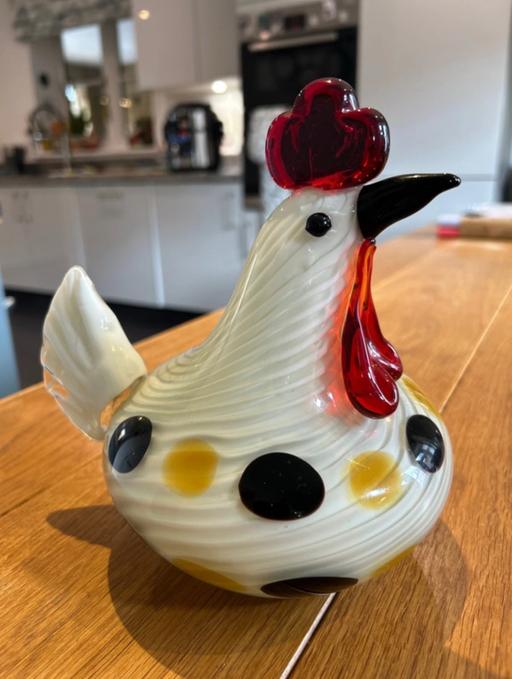 Buy & Sell Oxfordshire Cherwell - Photos for Spotted Glass Hen ornament