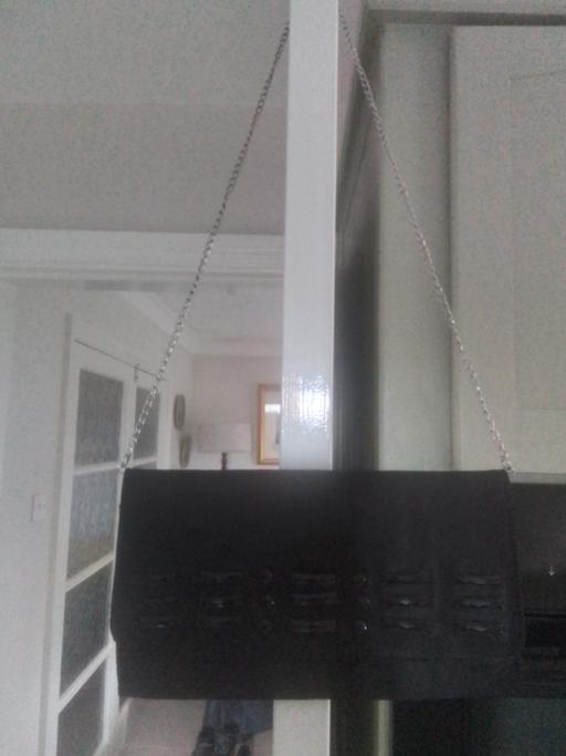 Buy & Sell Sutton Coldfield Birmingham - Photos for MATALAN BLACK CLUTCH BAG WITH CHAIN