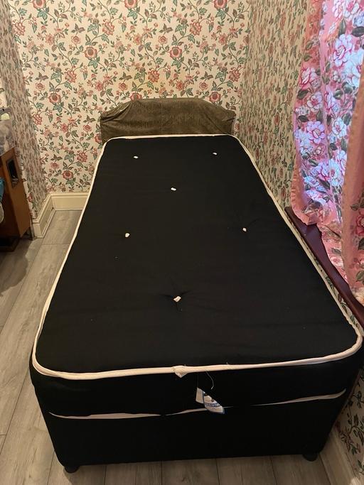 Buy & Sell West Yorkshire Calderdale - Photos for Single bed with mattress and headboard