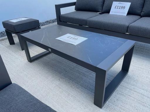 Buy & Sell Greater Manchester Manchester - Photos for Samui Aluminium Rock Plate Coffee Table