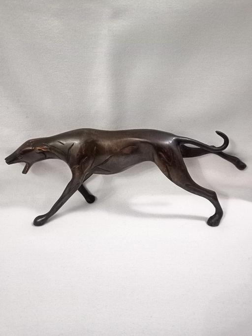 Buy & Sell West Midlands Birmingham - Photos for VINTAGE BRONZE RUNNING GREYHOUND/LURCHER.