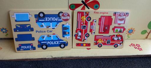 Buy & Sell Westcliff-on-Sea Southend-on-Sea - Photos for Police Car and Fire Engine wooden 3d puzzles