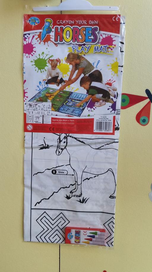 Buy & Sell Westcliff-on-Sea Southend-on-Sea - Photos for Crayon Your Own Horses Play Mat