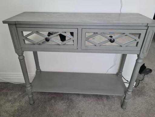 Buy & Sell Warwickshire North Warwickshire - Photos for NEXT Mirrored Pine Wood Console Table
