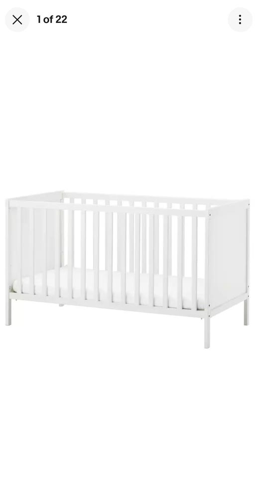 Buy & Sell Surrey Quays South East London - Photos for IKEA Cot / Bed 70x140cm - White