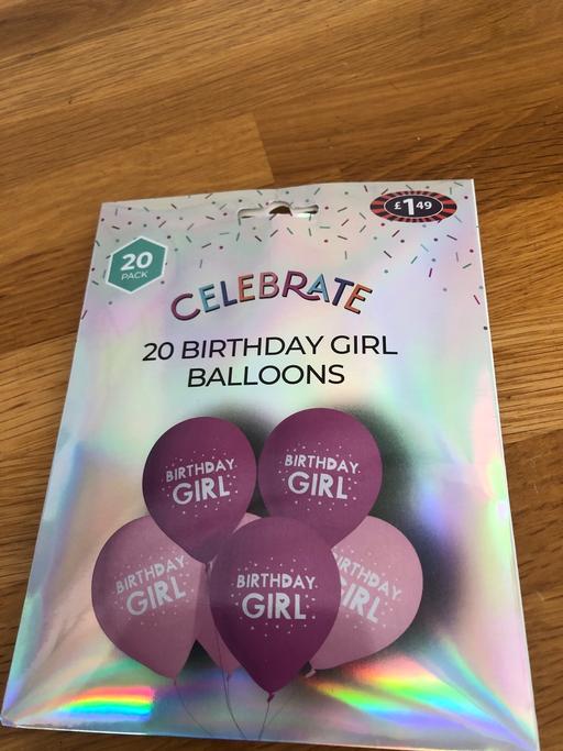 Buy & Sell Hertfordshire Broxbourne - Photos for 20 BIRTHDAY GIRL BALLOONS