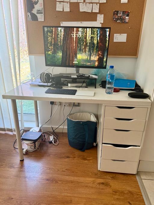 Buy & Sell North London Stoke Newington - North London - Photos for IKEA LAGKAPTEN/ALEX desk 120cm WHITE