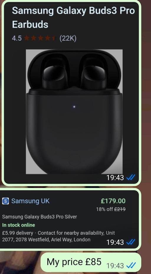 Buy & Sell North West London Harlesden - North West London - Photos for Samsung Galaxy Buds3 Pro Earbuds
