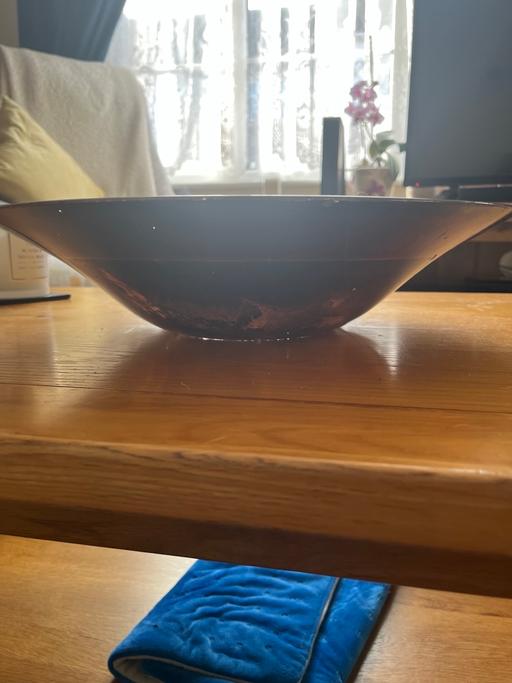 Buy & Sell Kent Medway - Kent - Photos for Gold effect glass fruit bowl