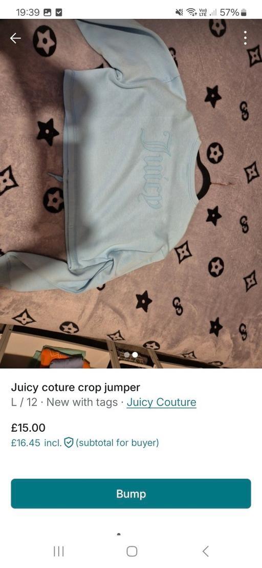 Buy & Sell Wednesfield Wolverhampton - Photos for juicy coture crop jumper