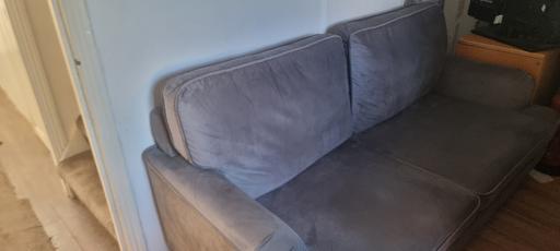 Buy & Sell North London White Hart Lane Station - North London - Photos for Marcantonio 3 Seater Velvet Sofa