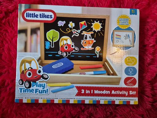 Buy & Sell Crumpsall Manchester - Photos for new Little Tikes 3 In 1 Wooden Activity Set