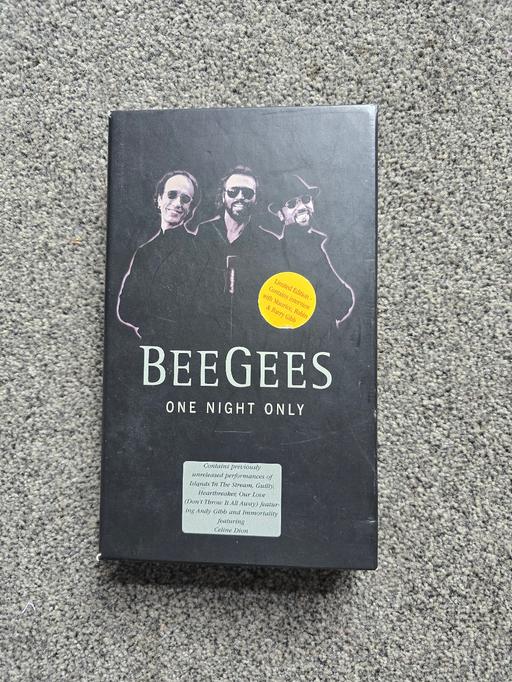 Buy & Sell West Midlands Sandwell - Photos for BEEGEES One Night Only VHS video