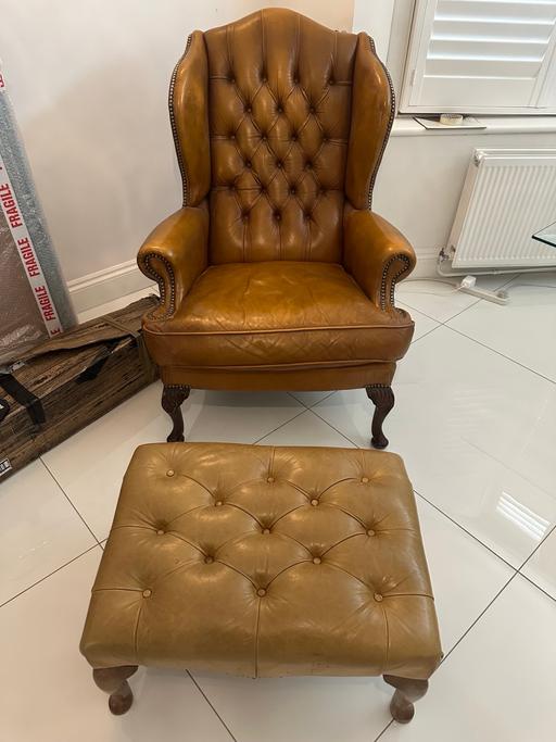 Buy & Sell East London Custom House - East London - Photos for Chesterfield Foot Stall in Tan Leather