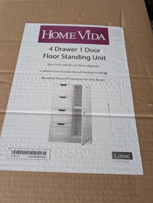 Buy & Sell Bedfordshire Central Bedfordshire - Photos for New unopened 4 drawer one door standing unit