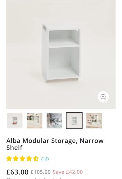 Buy & Sell West Midlands Dudley - Photos for Alba Modular Storage, Narrow Shelf