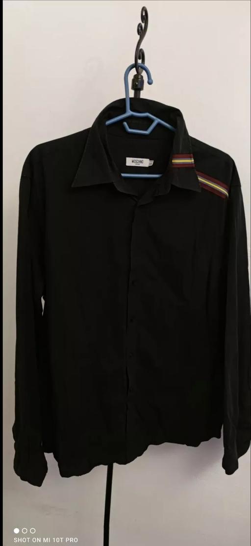 Buy & Sell Greater Manchester Salford - Photos for Moschino Jeans black shirt Vintage xxxl