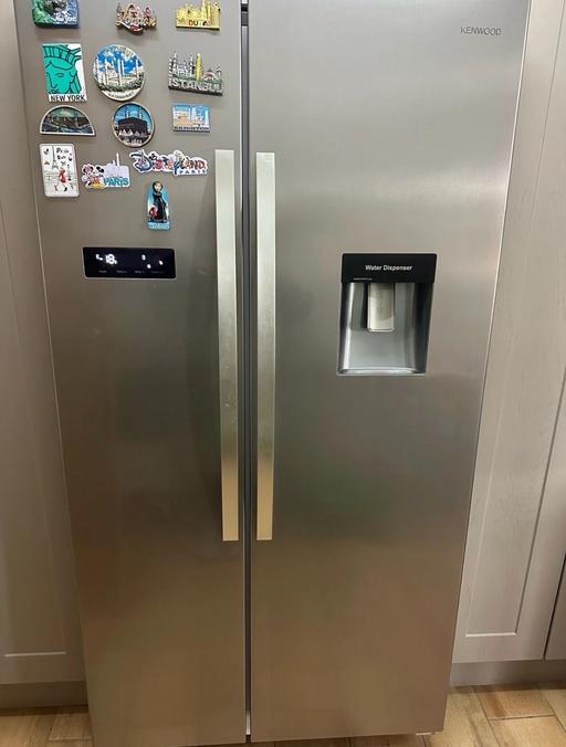 Buy & Sell West Midlands Sandwell - Photos for KENWOOD KSBSDX20 American Grey Fridge-Freezer