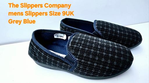 Buy & Sell Staffordshire Cannock Chase - Photos for Mens Slippers Size 9UK Grey Black Checked