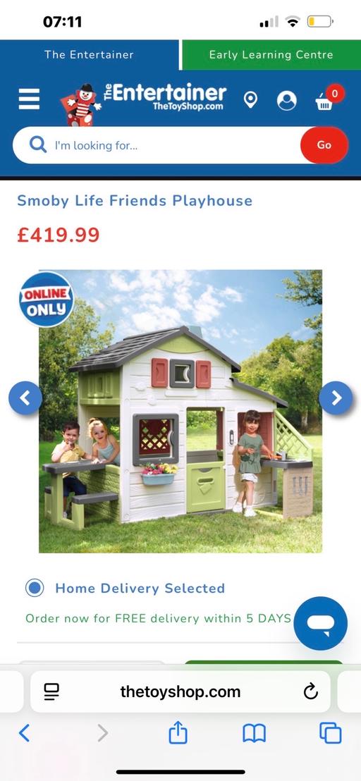 Buy & Sell West Midlands Walsall - Photos for Smoby kids playhouse