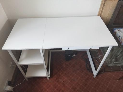Buy & Sell Worcestershire Bromsgrove - Photos for White IKEA Tilting Architects/Artist Desk