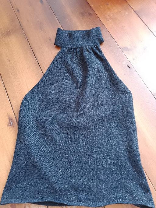 Buy & Sell Oldbury Sandwell - Photos for BAY black glittery halter neck top 10/12