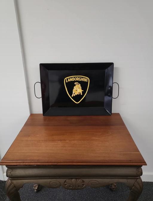 Buy & Sell Leicestershire Leicester - Photos for Lamborghini Black Metal Serving Tray 57 x 36