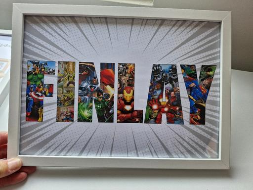 Buy & Sell West Midlands Sandwell - Photos for marvel name frame