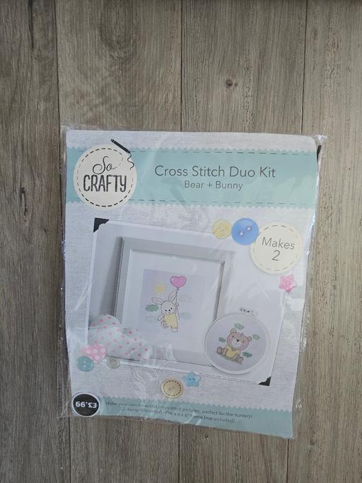 courses West Midlands Sandwell - Photos for Cross Stitch duo set - Bear& Bunny